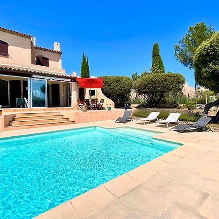 Charming French Riviera Villa // Pool, Seaview, Ac, 9Pax // Saint-Raphaël Exteriör bild